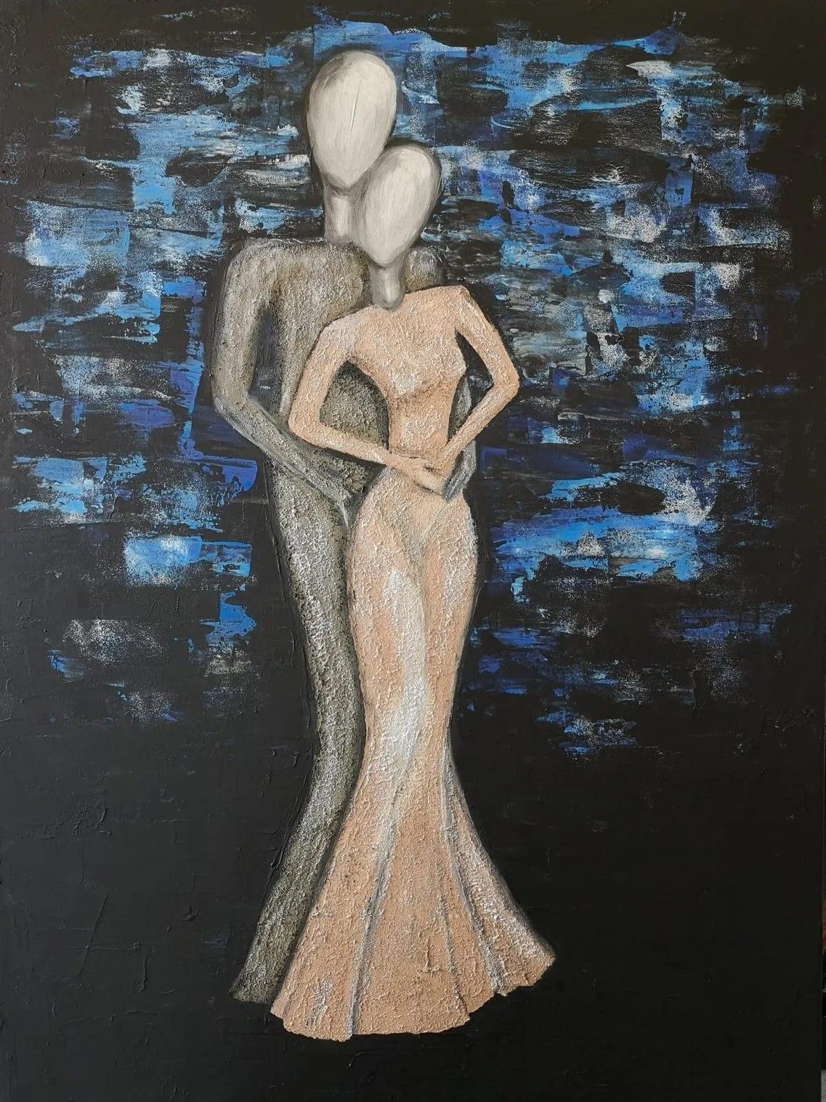 Statues en Amour..., artwork by Saouti Mina