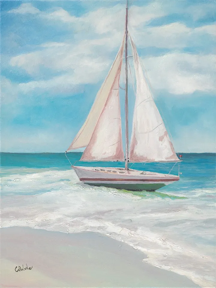 "Voilier", œuvre de Chantal Dulude