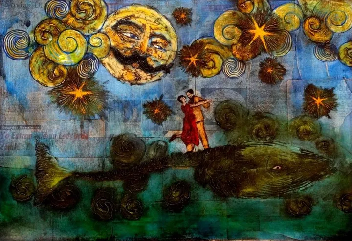 La ultima noche, artwork by César Pineda Moncrieff