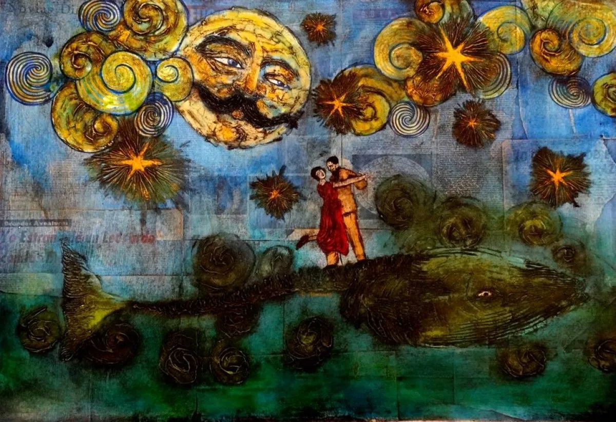 La ultima noche, artwork by César Pineda Moncrieff