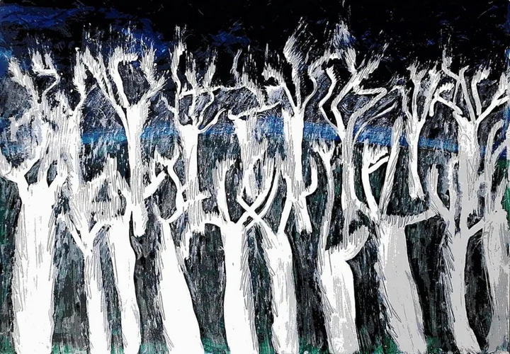 Magical forest V, artwork by Zazulete Anuca Romanta Ion