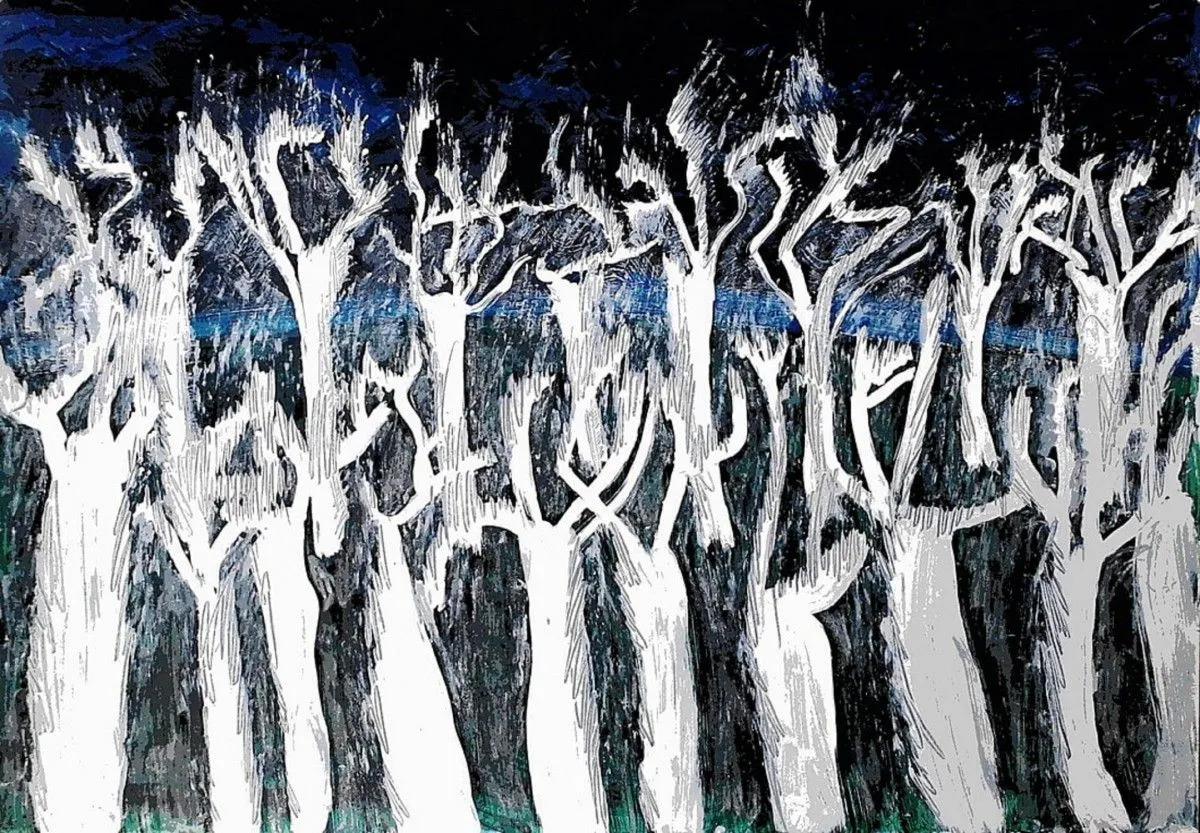 Magical forest V, œuvre de Zazulete Anuca Romanta Ion