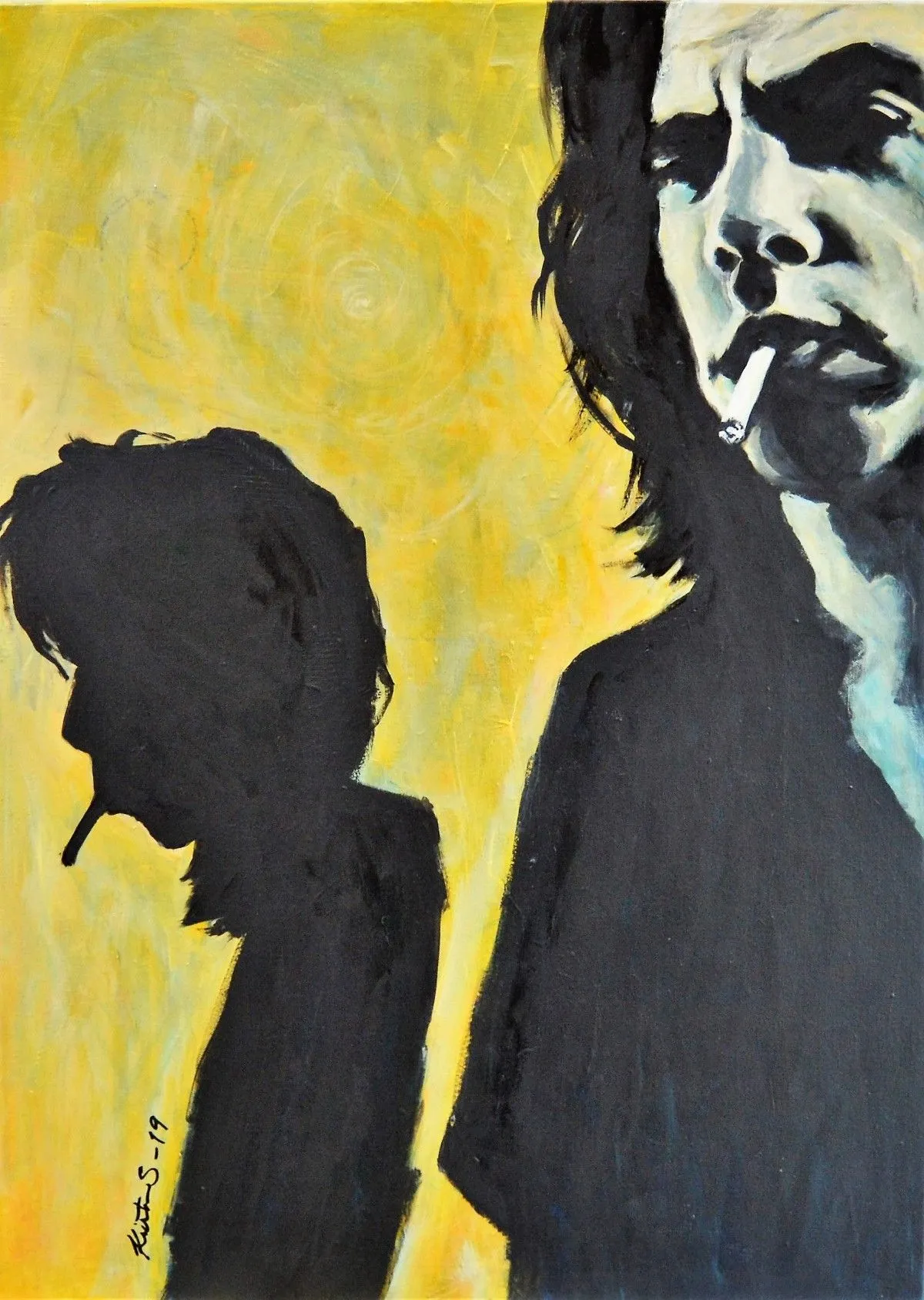 Nick Cave, artwork by Kristin Skjervold