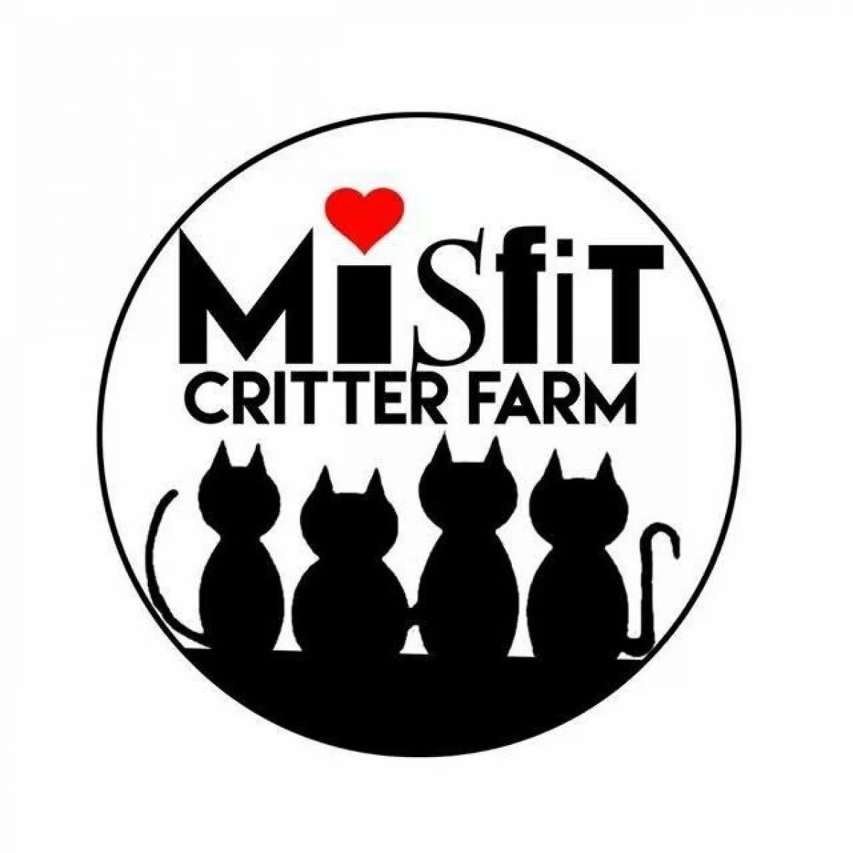 Misfit Critter Farm logo, artwork by Mary Clare