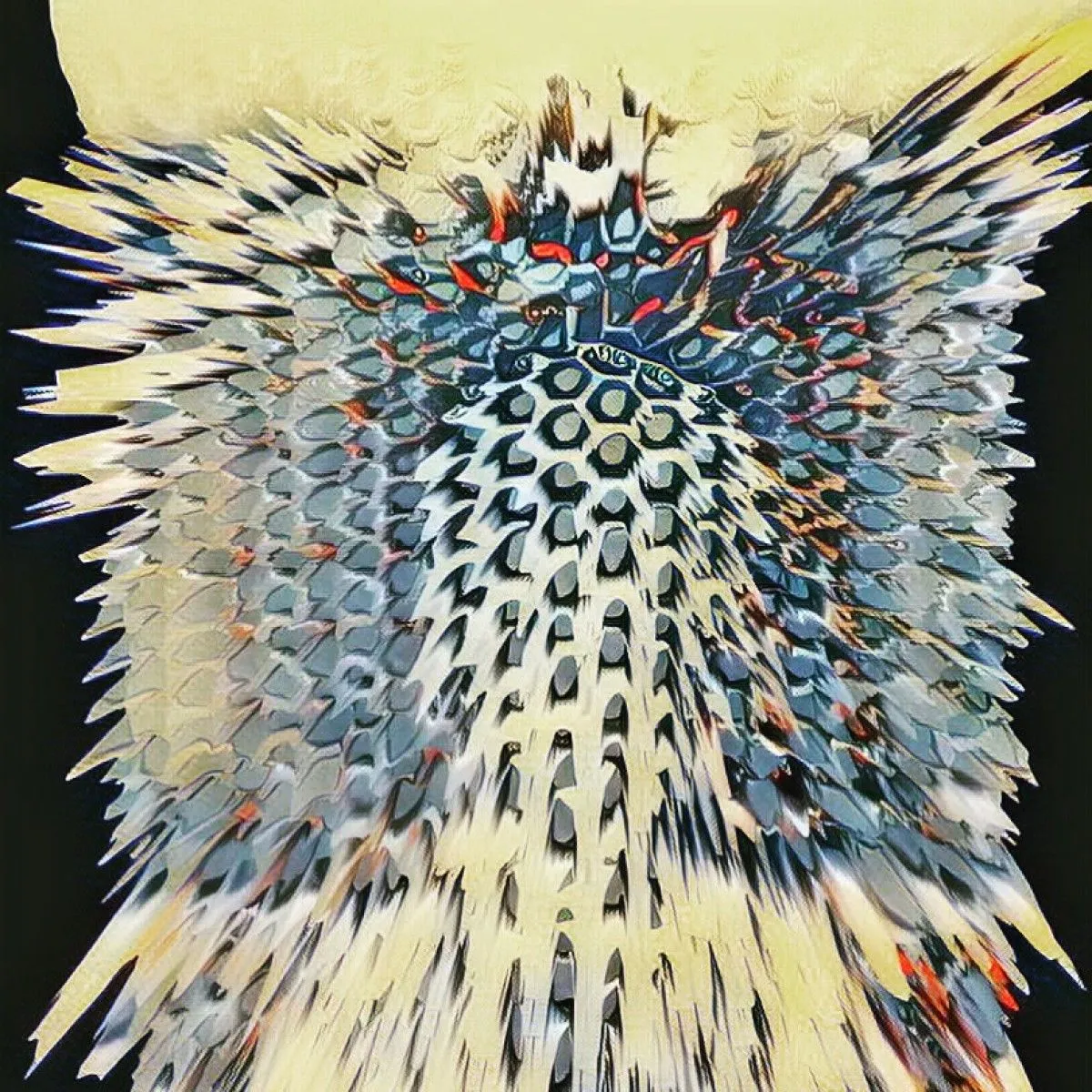 head 3213, artwork by Fausto Cantu