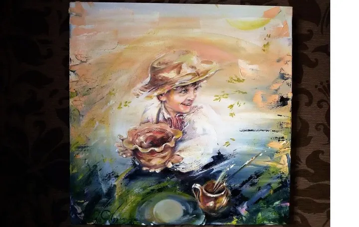 Boy, œuvre de Oksana Voronkova