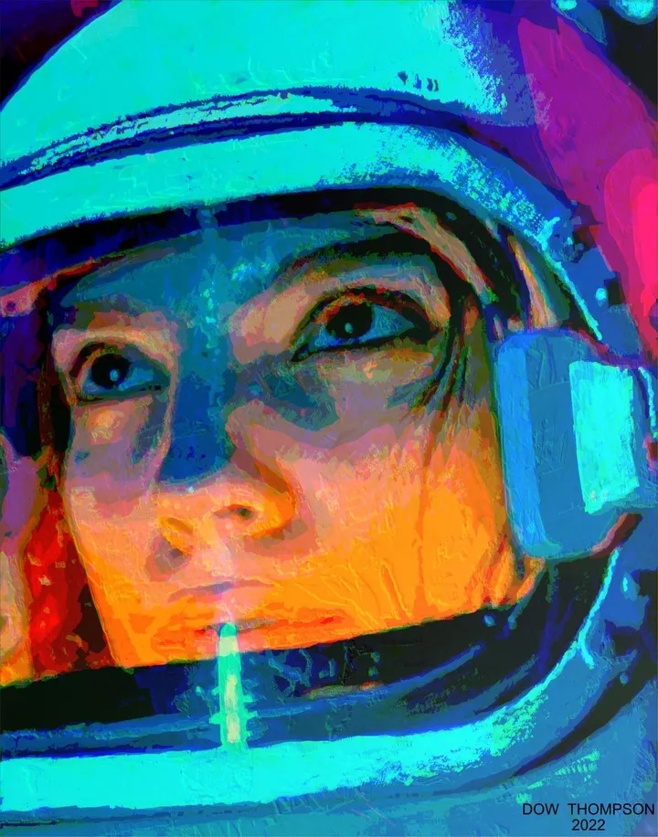 SpaceGirl, artwork by Dow Thompson