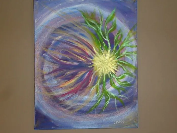 pensée, œuvre de Brigitte Veny