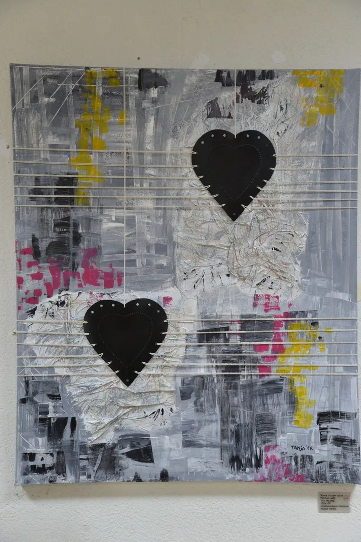 Woman with two hearts, œuvre de Tanja Dzipunov