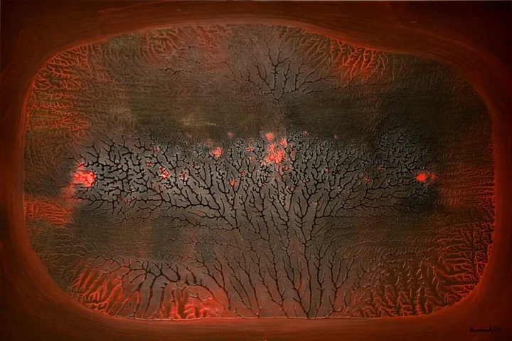 Composition 15-10, œuvre de Marcel Renaud