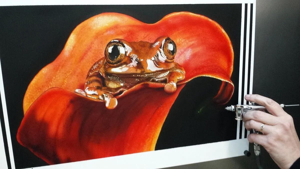 froggy, artwork by karine darras