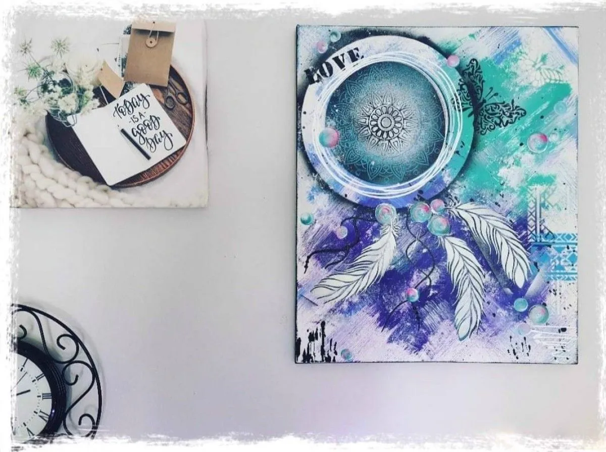Attrape rêves 1, artwork by Laetitia Gourdin