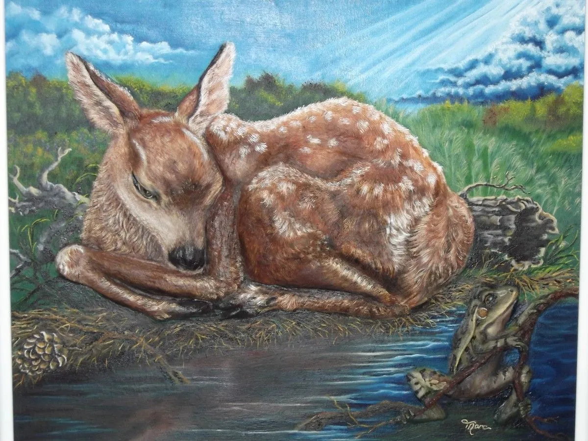 L'innocence, œuvre de Monique Laframboise Marc Blondin