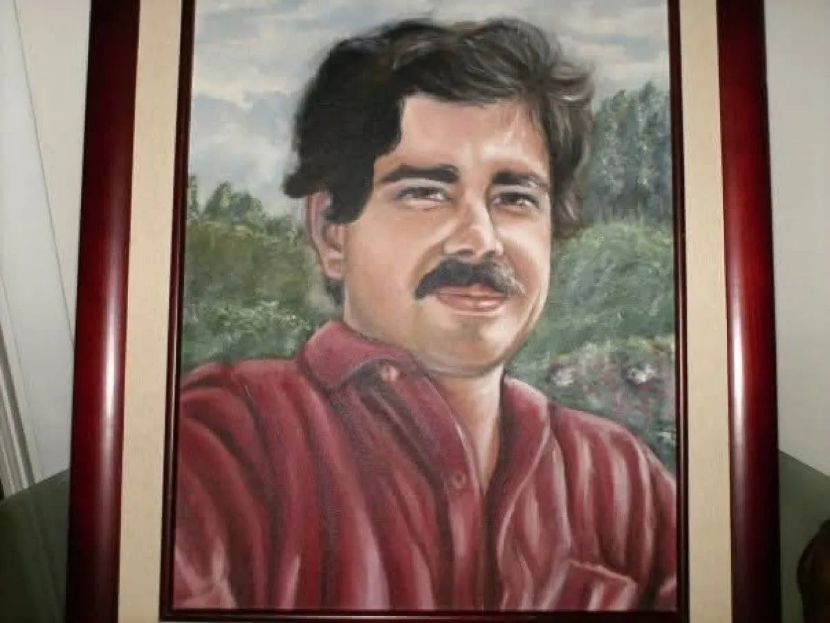 Michel, artwork by Ligia Moya