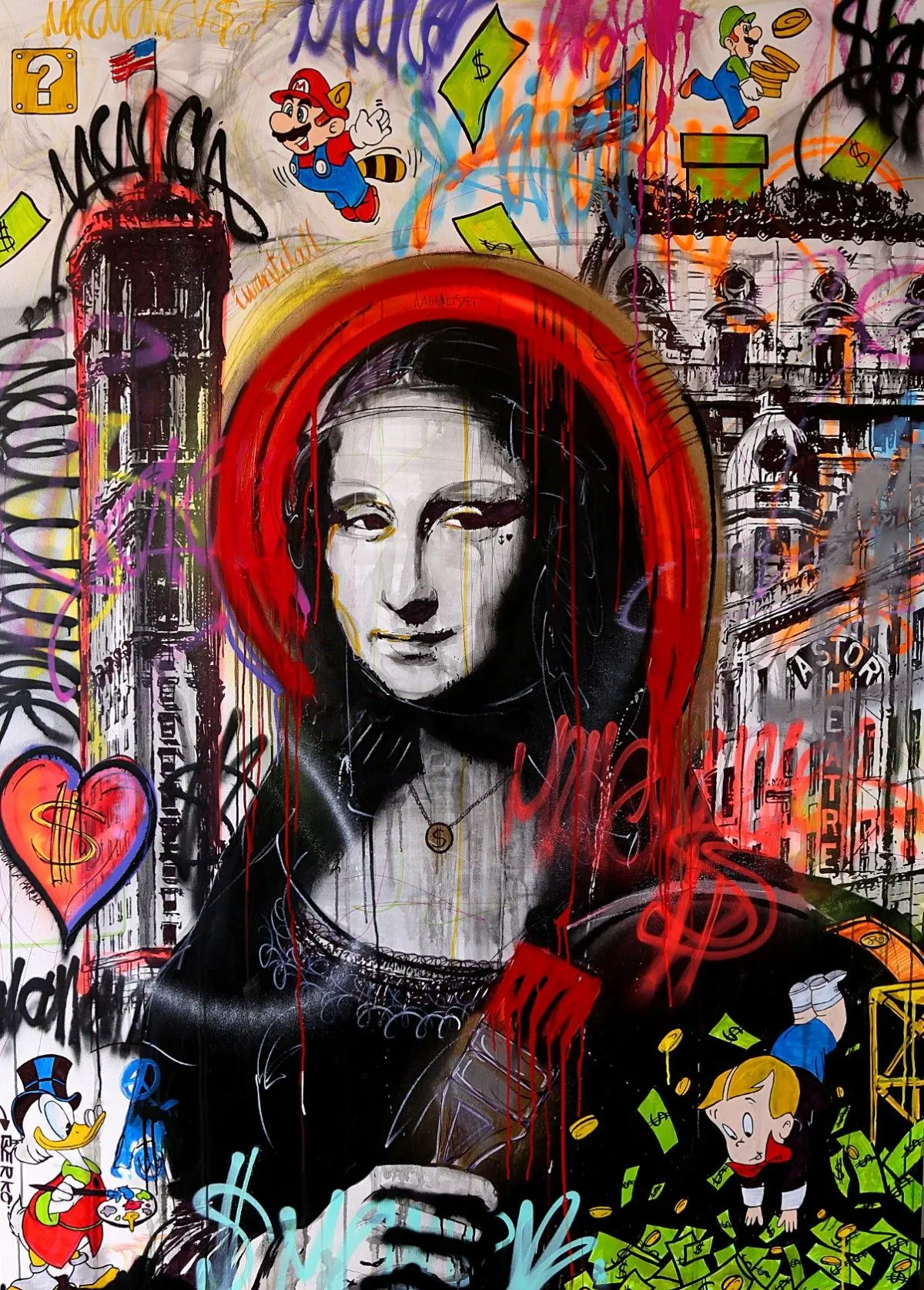Mon Lisa - NYC, artwork by Berko .