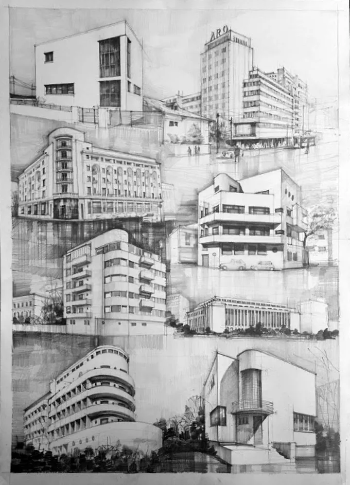 Romanian interwar architecture, œuvre de Vlad Bucur