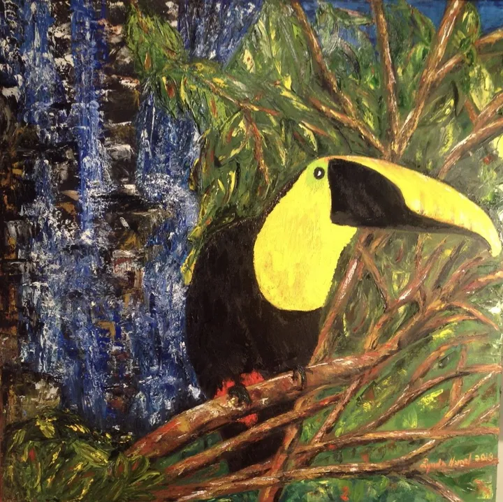 133- Le toucan du Costa Rica, œuvre de Lynda Hamel