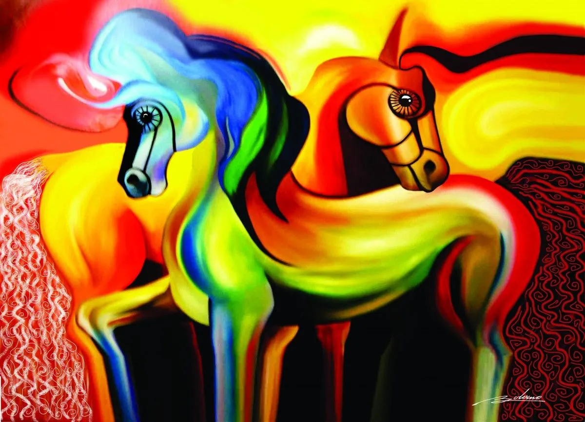Caballo Viejo, artwork by Hugo Bolano