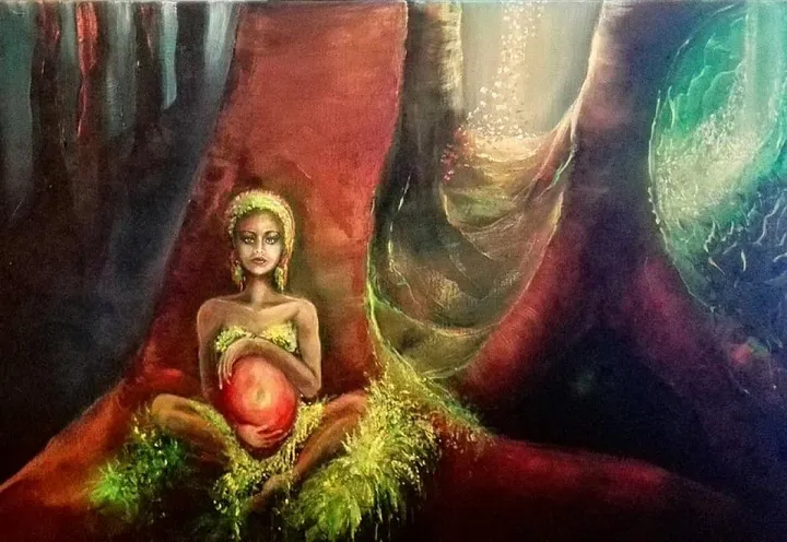 Rebirth, œuvre de Sylvia Reijbroek www.galeriekunstvolleven.be