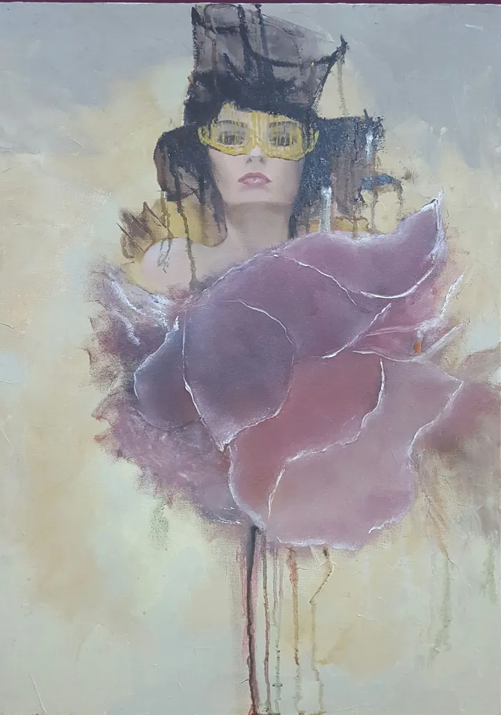 female flower, œuvre de kamila nabi