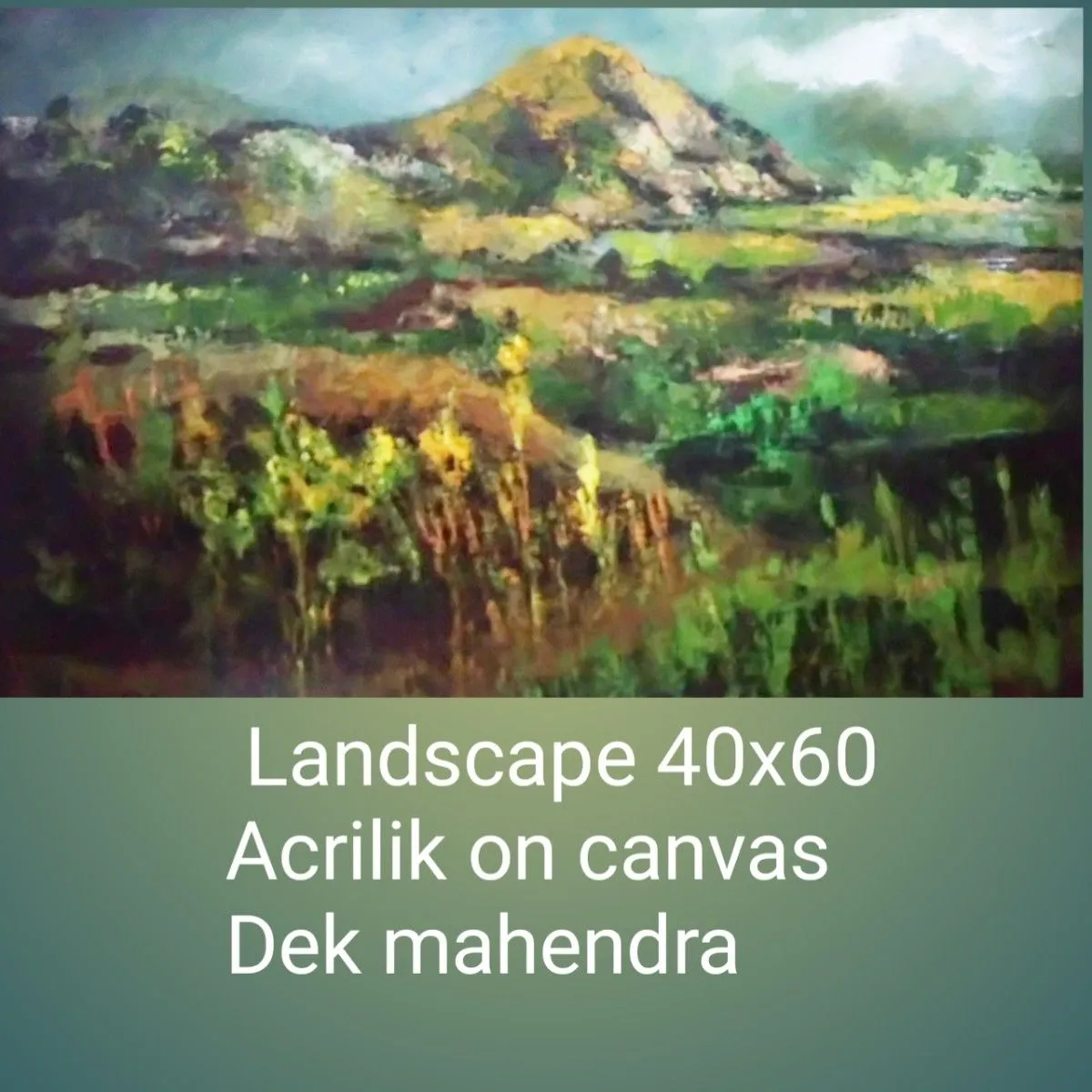 Landscape (5), artwork by Dek Mahendra