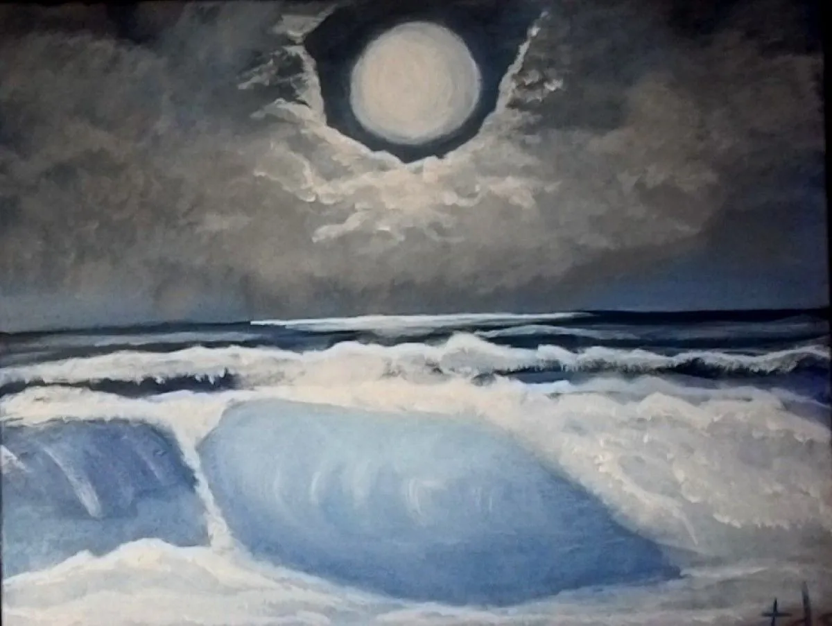 Stormy Waves, œuvre de Taryn Simpson