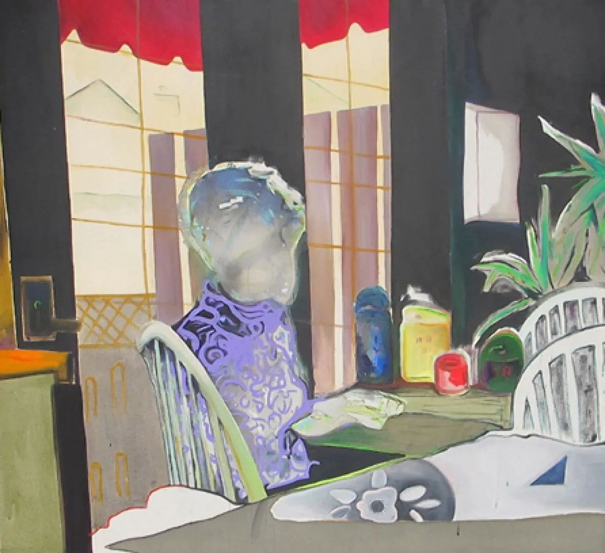 Spending time with my family, artwork by Michèle F.