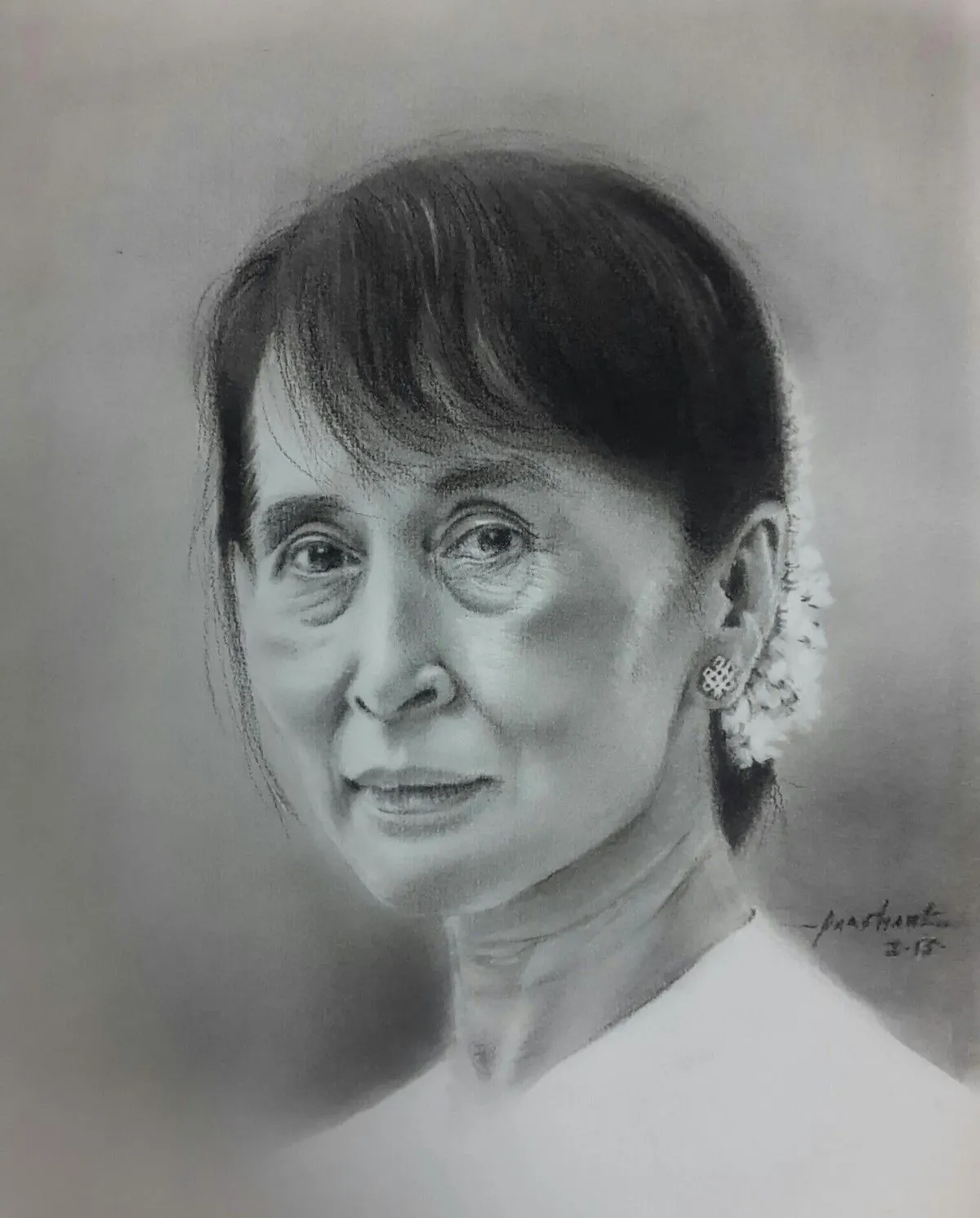 suu kyi, œuvre de prashant prasad