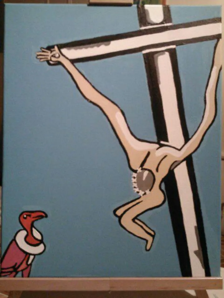 Jesus on the Cross, œuvre de Miguel Alvarez
