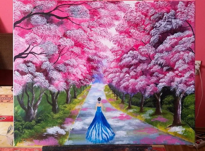 Lady is finding her way, œuvre de Dragana Svitlica