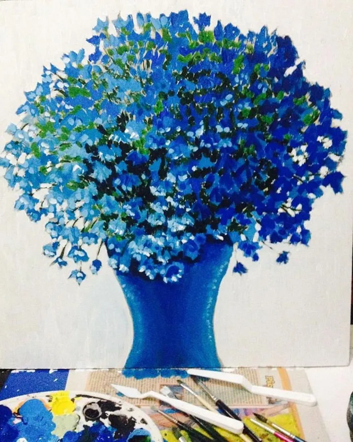 blue, œuvre de Jorge Antonio