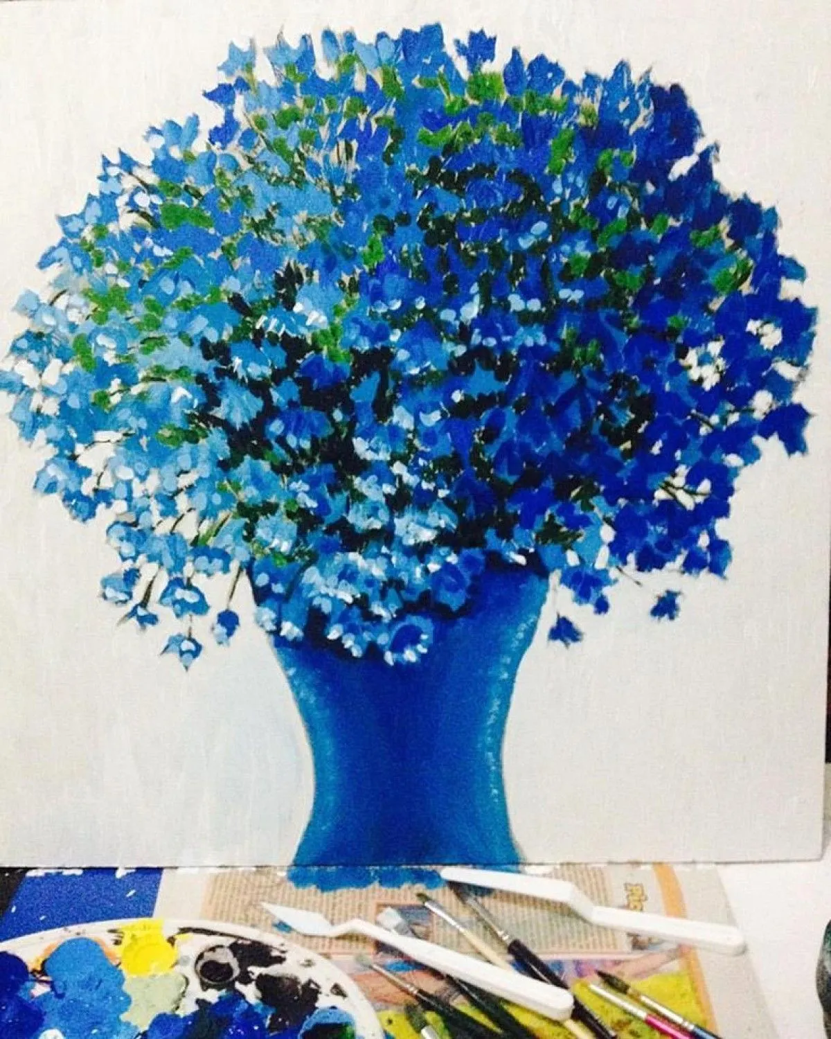 blue, œuvre de Jorge Antonio