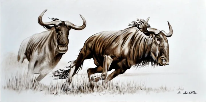 Horseplay, œuvre de Adriaan Swartz