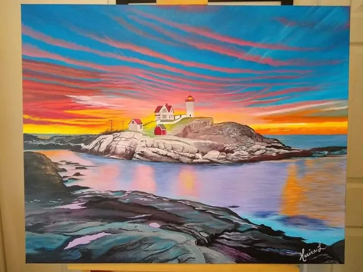 Phare Numbell Pointe, œuvre de Marina Laflamme