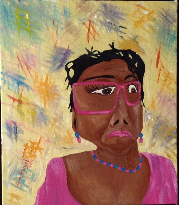 78- Dame, je le suis..., artwork by Lynda Hamel