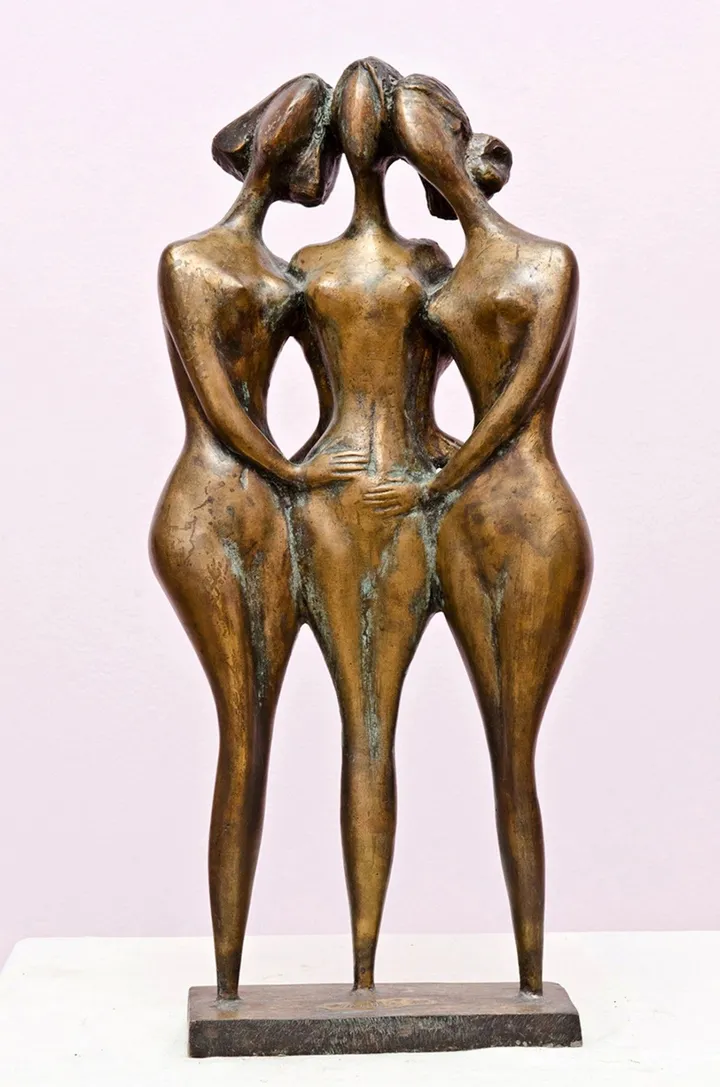 Three friends, artwork by ZAKIR AHMEDOV