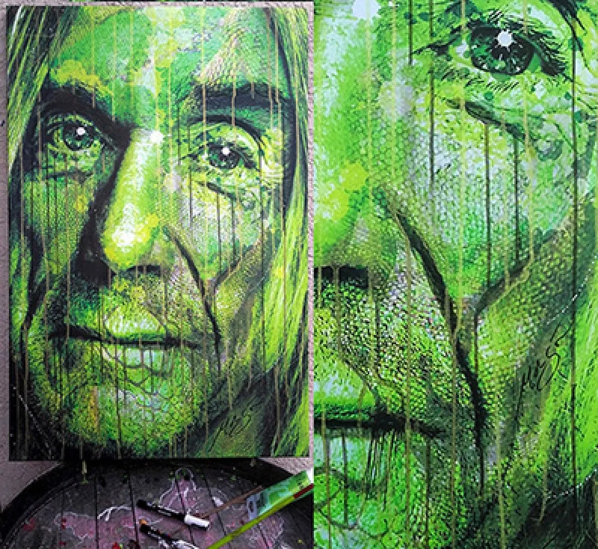 The Iguana, artwork by Morgan Guiraud