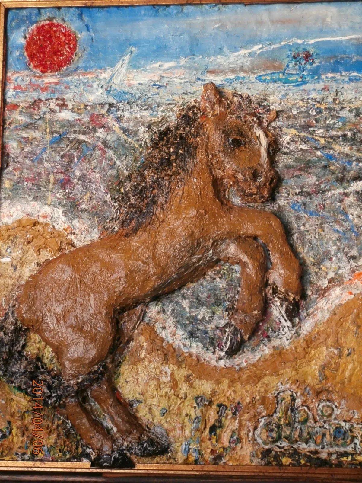 le cheval de la liberté, artwork by olivier decugniere