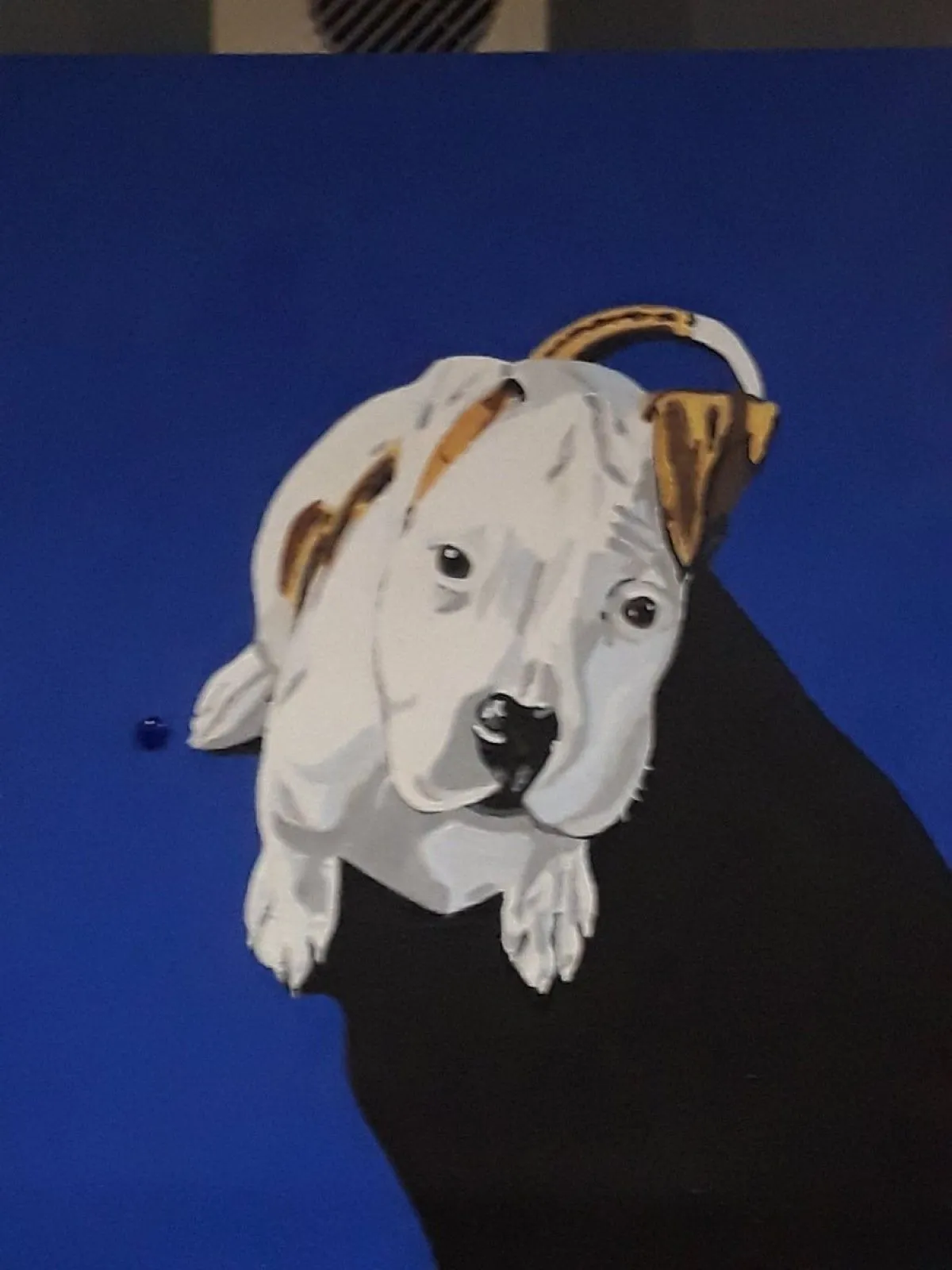 dog, artwork by moises pestana perez