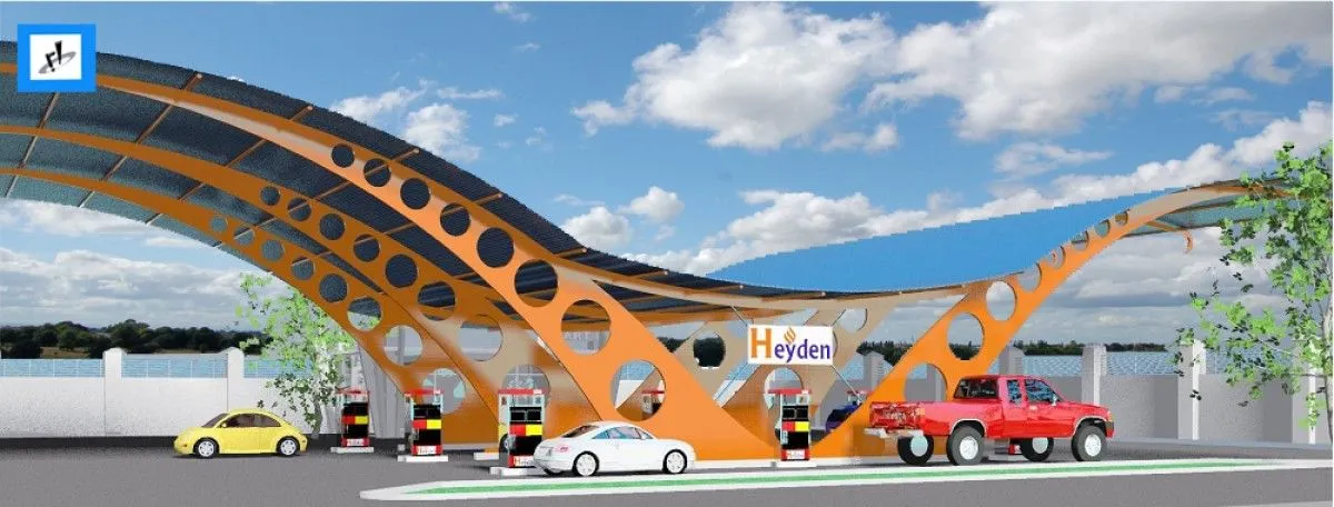 FUEL STATION DESIGN, artwork by Erere Oyibo