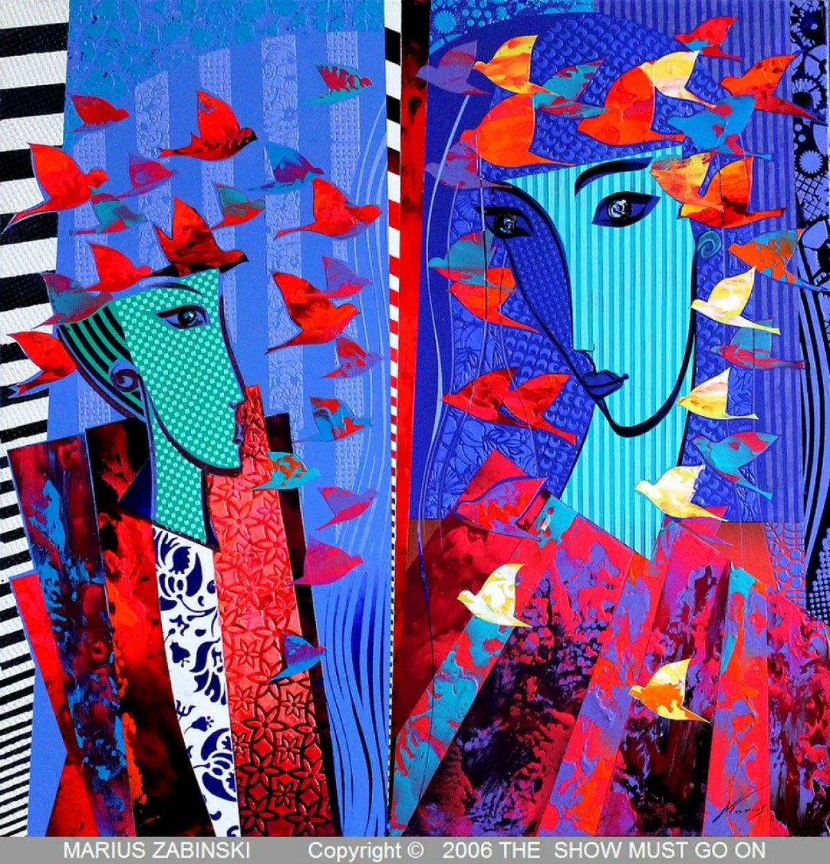 THE SHOW MUST GO ON, artwork by MARIUS ZABINSKI