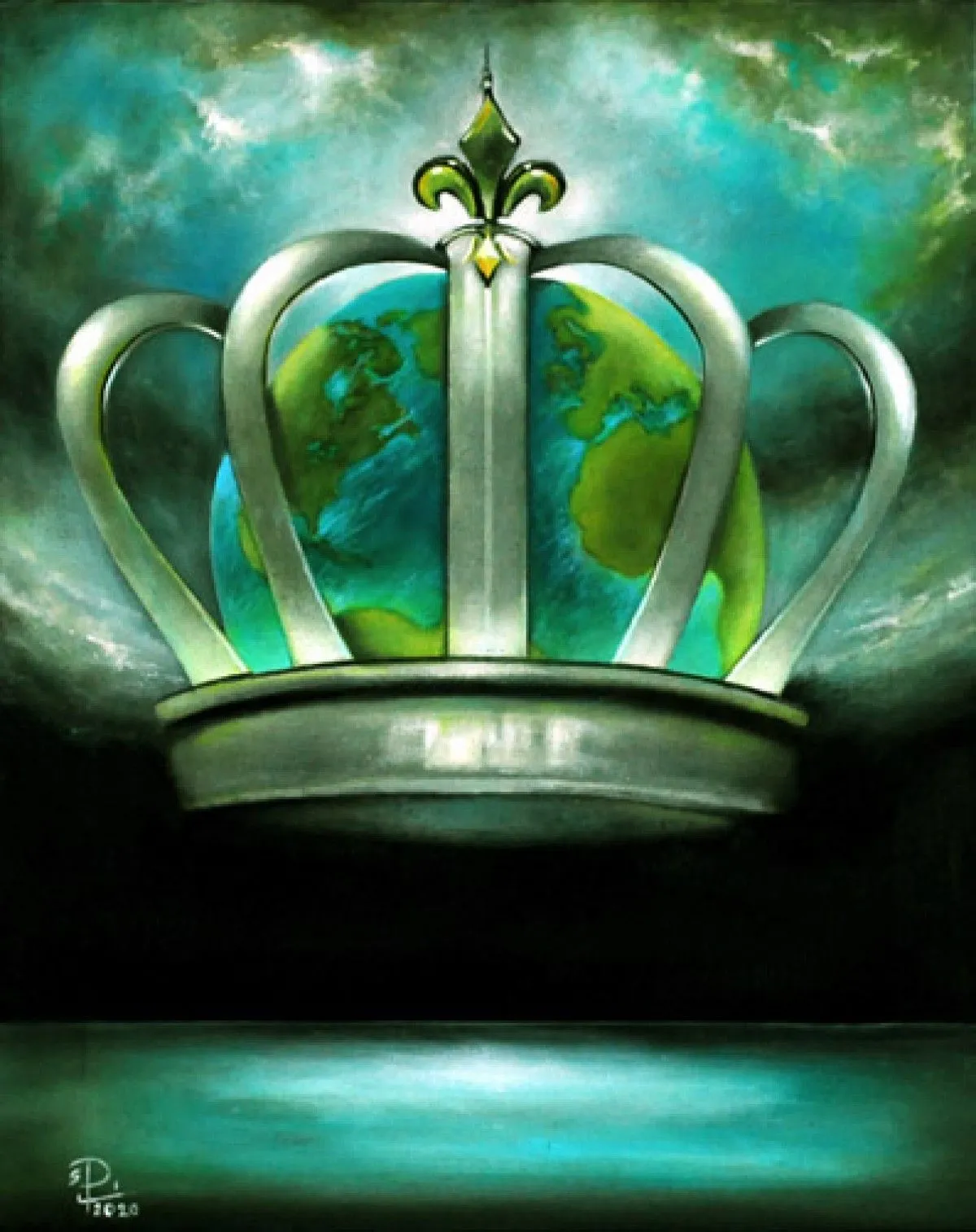 Die Krone der Schöpfung, artwork by Susanne Pfefferkorn