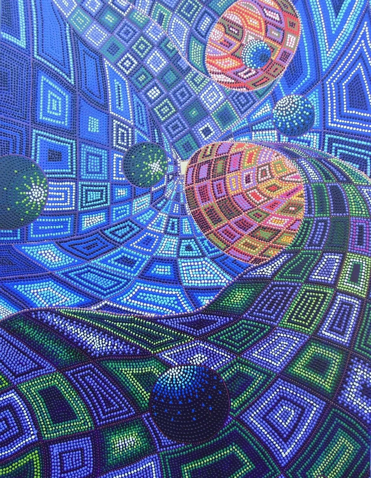 tapis volant, artwork by luc Pradel