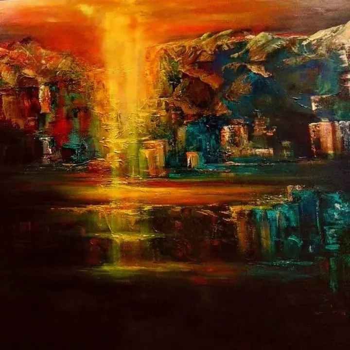 No title, œuvre de Sylvia Reijbroek www.galeriekunstvolleven.be