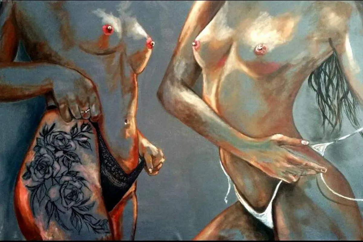 SEDUCTION, œuvre de Nush Menna