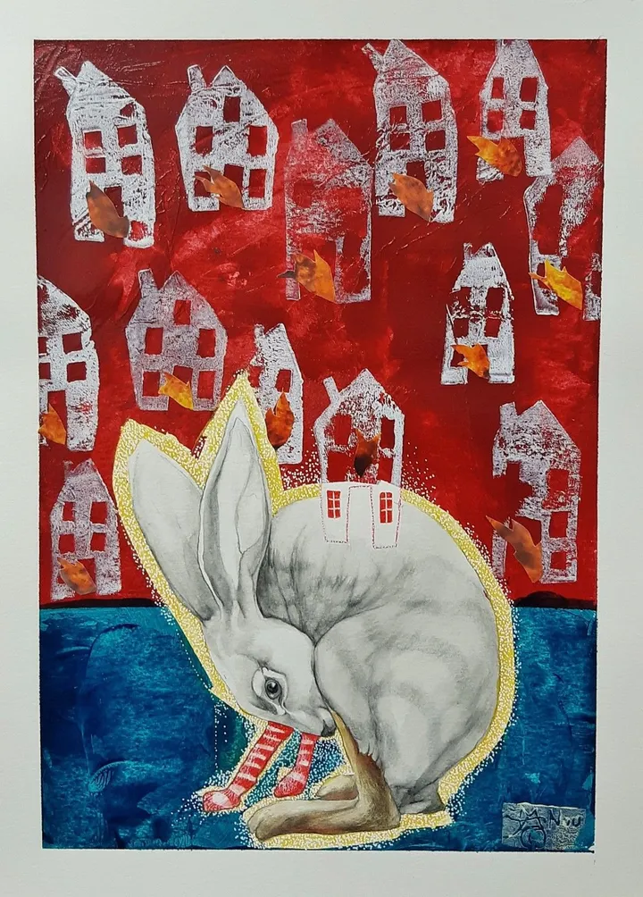 Furie, œuvre de Marie-Noël Bouillé