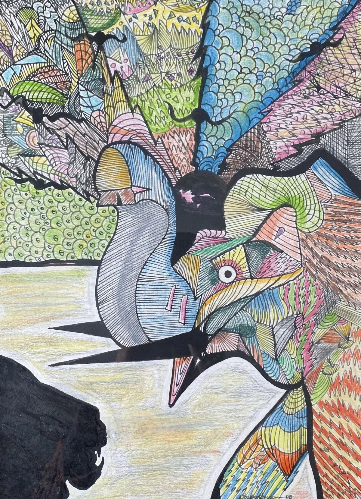 The Battle - Jungle, œuvre de Denis Roucau