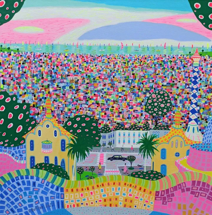 Bon Dia Magnifico!, artwork by Katrina Avotina