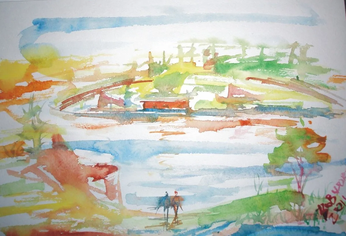 beach-3, artwork by Akpan Usoroh