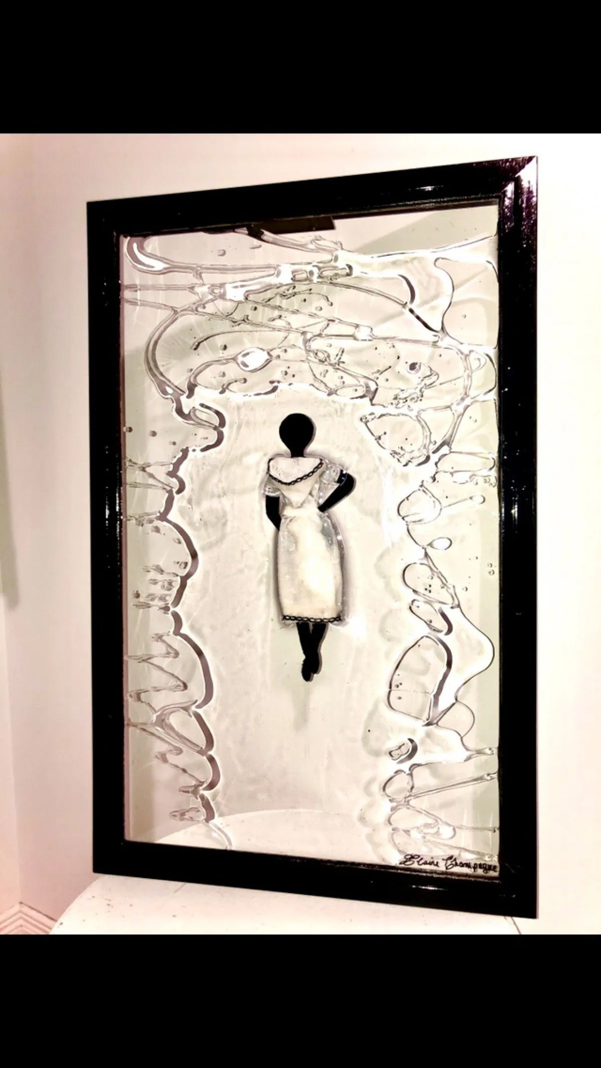 Blanche neige, œuvre de Claire Champagne